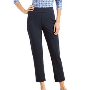 T by Talbots Everyday Stretch Straight Leg Indigo Blue Ankle Pant Size P